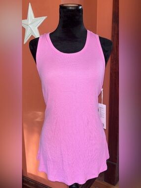 5/$25‼️NWT-Balance Collection Pink Ribbed Scoop Neck Tank